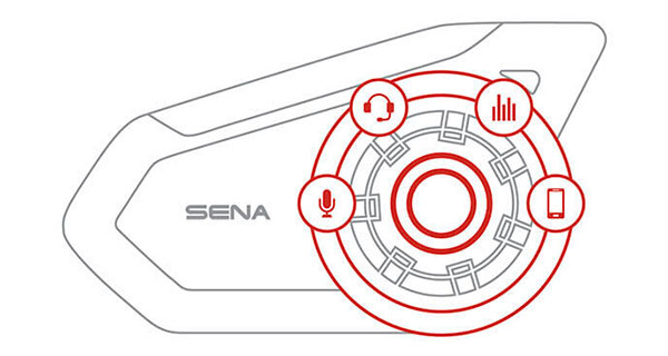 Sena 30K Motorcycle Bluetooth w/ Mesh Intercom — Ramjet Racing